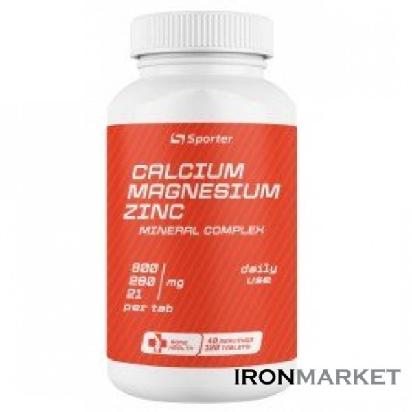 Sporter Calcium Magnesium Zinc 120 таб