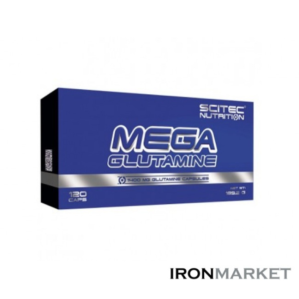 Mega Glutamin Scitec Nutrition (120 капсул)