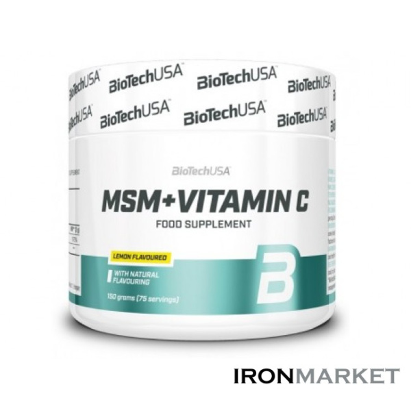MSM + 1500 Vitamin C Biotech USA (150 грамм)
