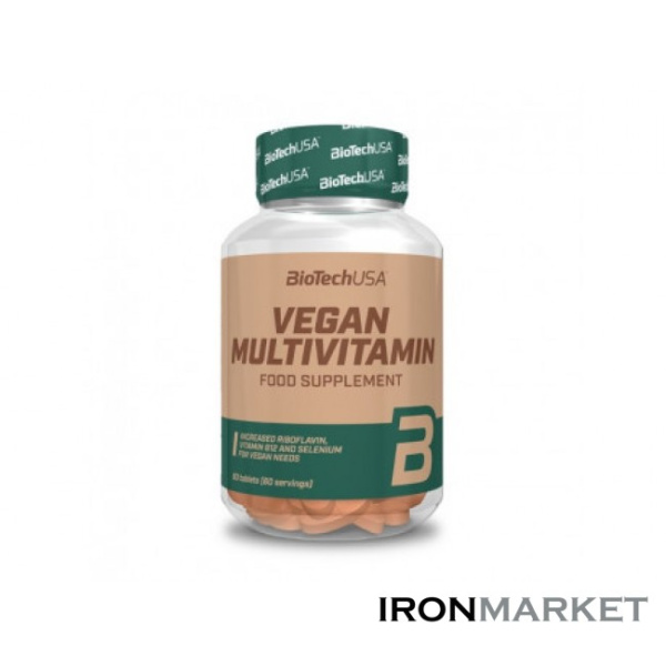 Vegan Multivitamin BioTech USA (60 таблеток)