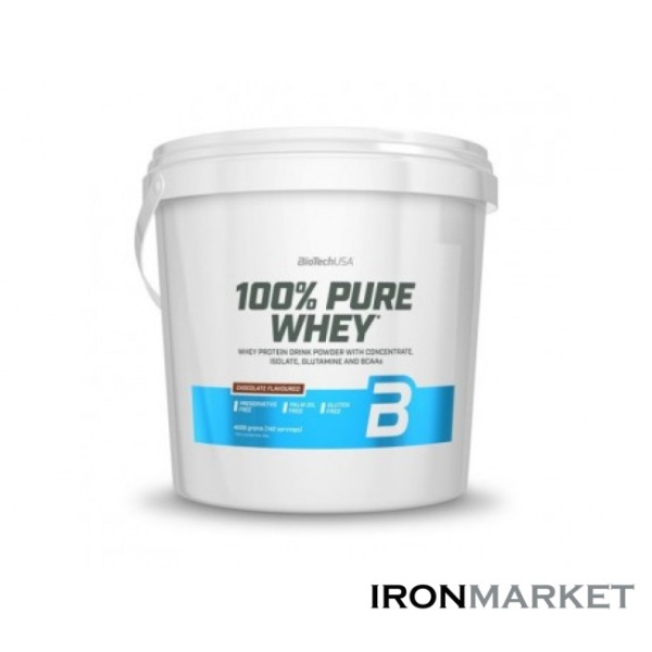 100% PURE WHEY BioTech USA 4кг