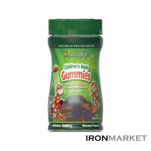 Детские Витамины и Минералы Puritan's Pride (60 капсул)