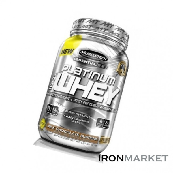 Muscletech Platinum 100% Whey 900 грамм