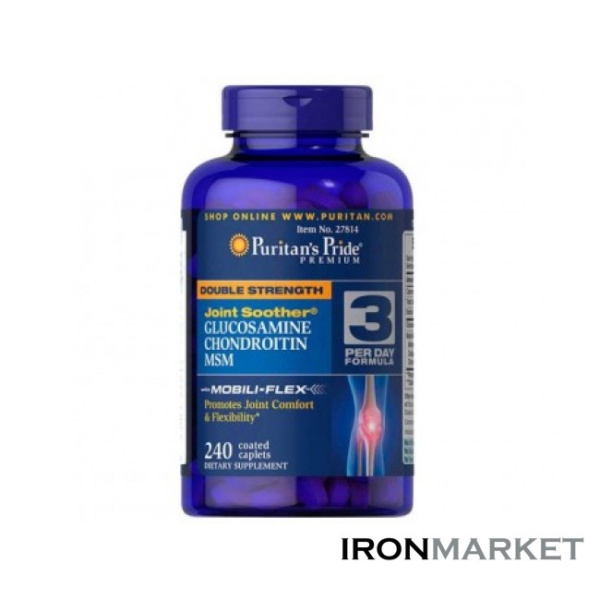Double Strength Glucosamine Chondroitin MSM (240 таблеток)
