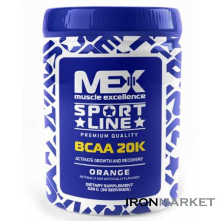 BCAA 20K 520 грамм MEX Nutrition