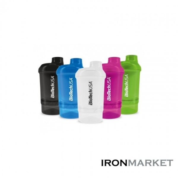 Шейкер WAVE + NANO 300 мл (+ 150 мл) BioTech USA