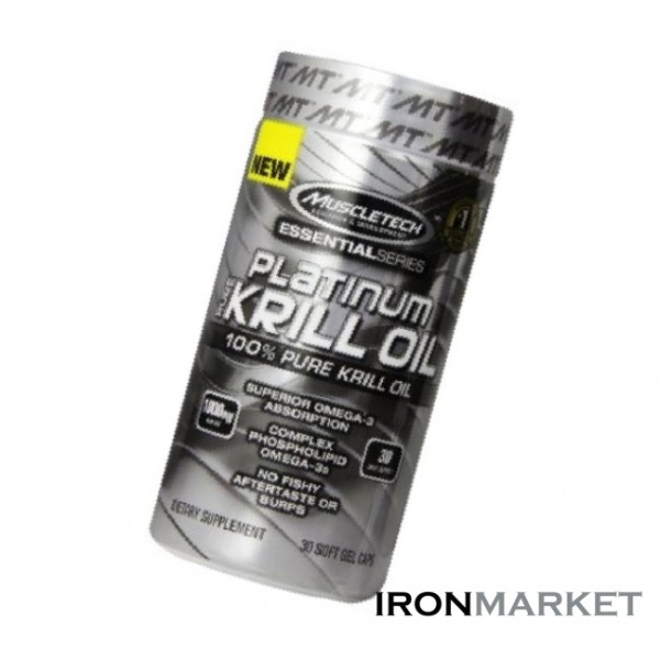 Muscletech Platinum Pure Krill Oil 30 капсул