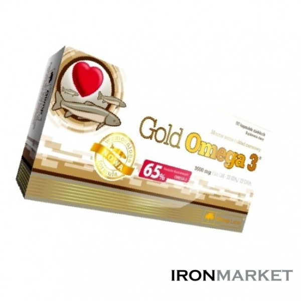 Olimp Gold Omega 3 65% 60 капсул