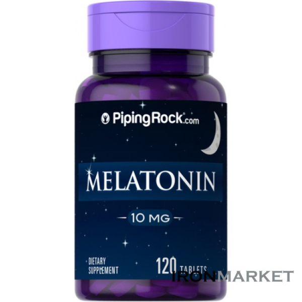 Melatonin 10 мг 120 таблеток Piping Rock