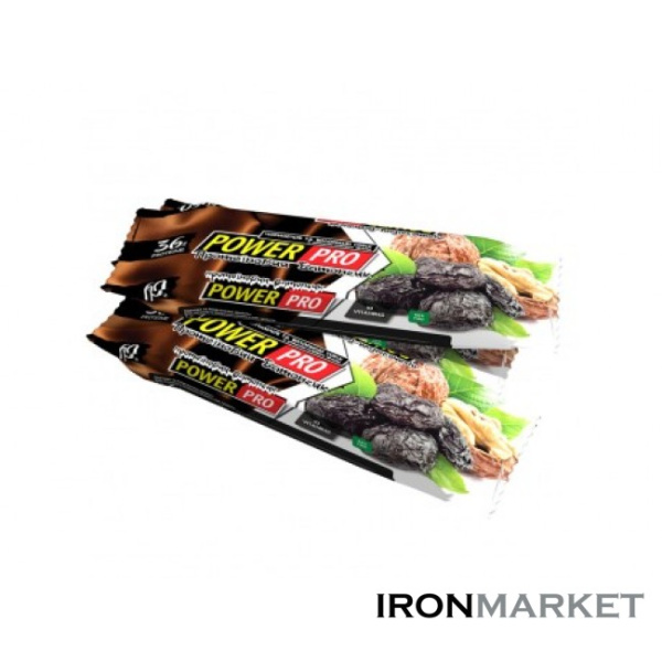 Протеиновый Батончик 36% Чернослив - Грецкий Орех 60 грамм