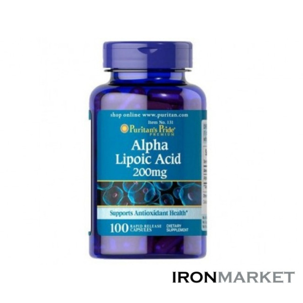 Alpha Lipoic Acid 200 мг (100 капсул)