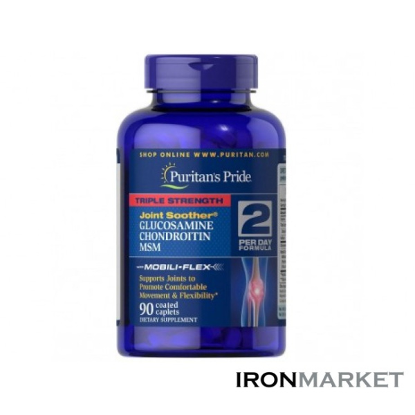 Triple strength Glucosamine Chondroitin MSM (90 таблеток)