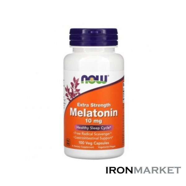Melatonin 10 мг Now Foods (100 капсул)