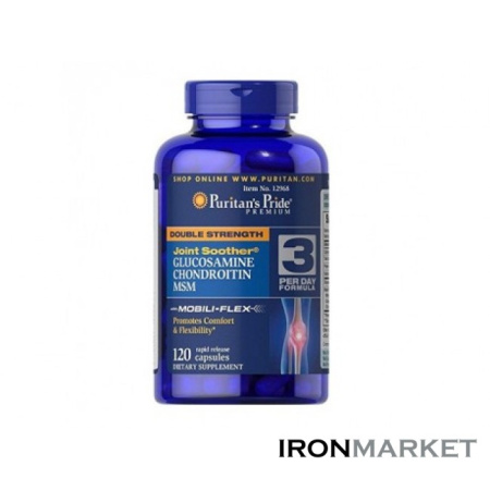 Double Strength Glucosamine Chondroitin MSM (120 капсул)