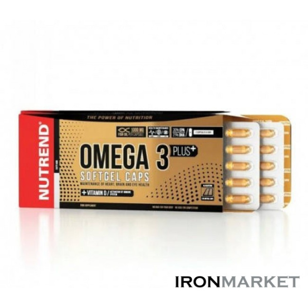 Omega 3 Softgel Caps 120 капсул Nutrend