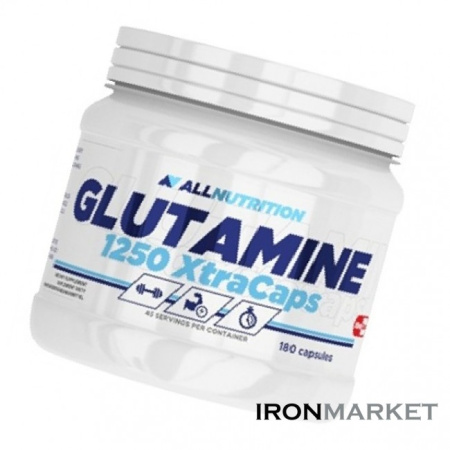 AllNutrition Glutamine 1250 Xtra Caps 180 капсул