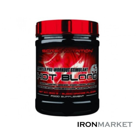 Предтреник Hot Blood 3.0 Scitec Nutrition (300 грамм)