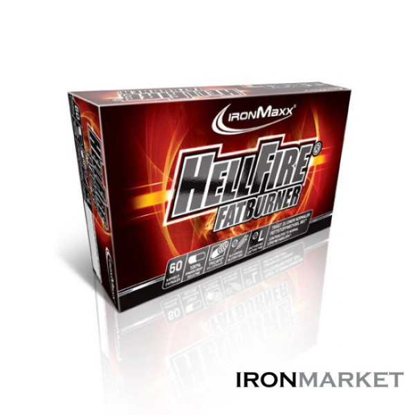 Hellfire FatBurner Box 60 капсул IronMaxx