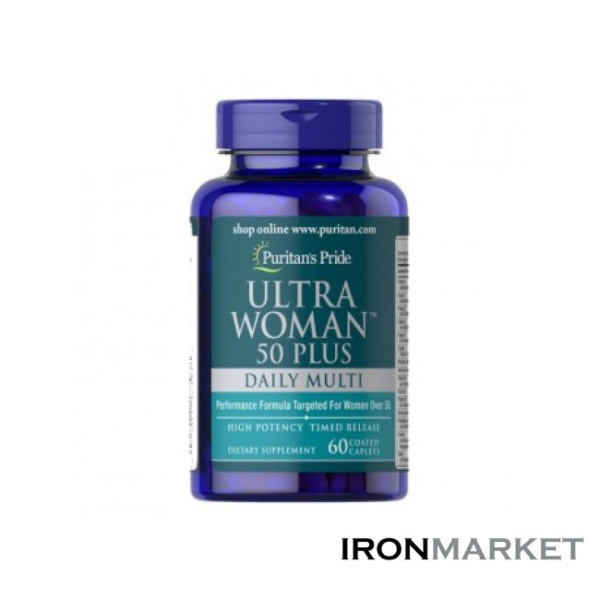 Multi-Vitamin Ultra Woman 50 Plus Puritan Pride (60 таблеток)