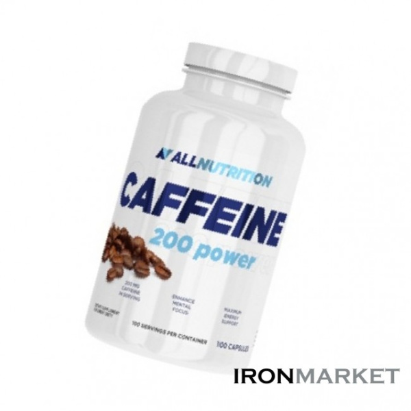 AllNutrition Caffeine 200 power 100 капсул