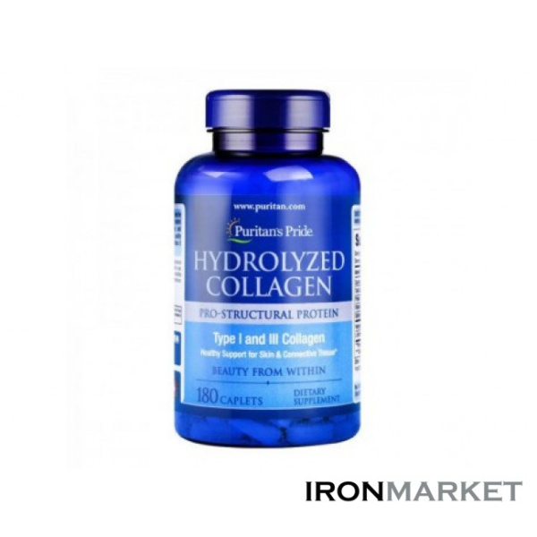 Collagen Hydrolyzed Type 1 and 3 Collagen (180 капсул)