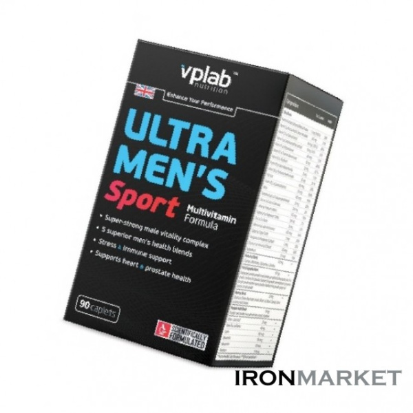 VPLab Ultra Mens Sport Multivitamin 90 каплет