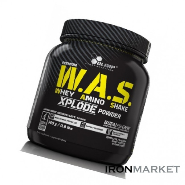 Olimp W.A.S. Whey Amino Shake Xplode Powder 360 грамм