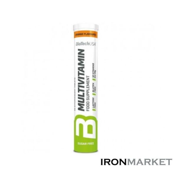 Шипучие таблетки Multivitamin Effervescent (20 таблеток)