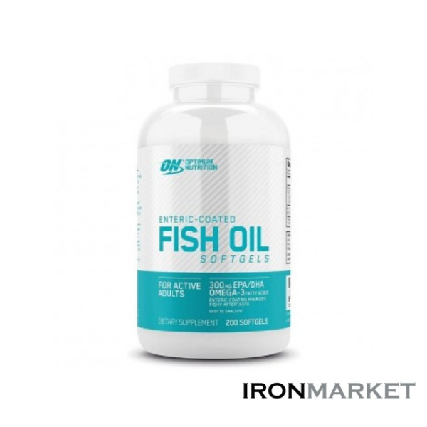 Enteric Coated Fish Oil Optimum Nutrition (200 капсул)