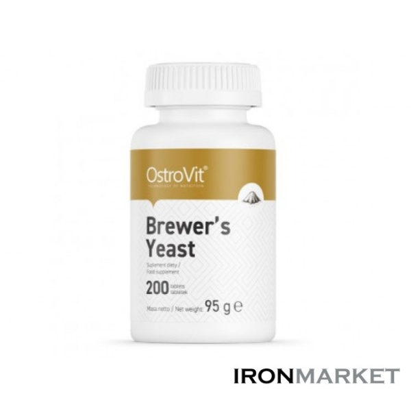 Brewers Yeast Пивные дрожжи Ostrovit (200 таблеток)