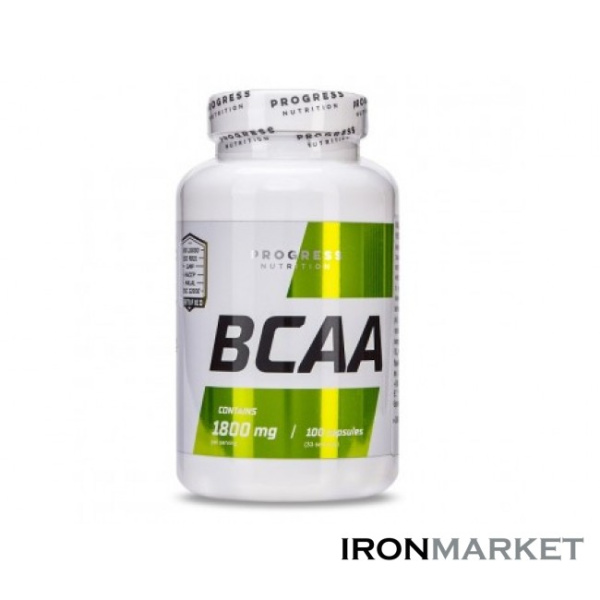 ВСАА 1800 мг Progress Nutrition (100 капсул)