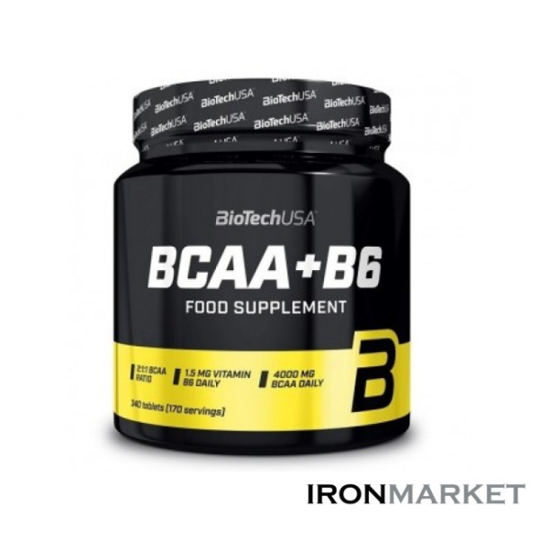 BCAA + B6 BioTech USA (340 таблеток)