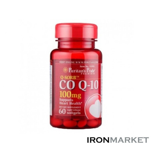 Q-SORB Co Q-10 100 мг Puritan's Pride (60 капсул)
