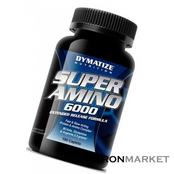 Super Amino 6000 Dymatize Nutrition 180 таблеток
