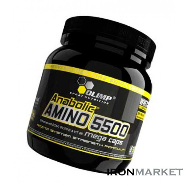 Anabolic Amino 5500 mega caps Olimp 400 капсул