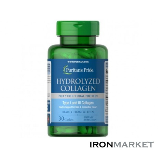 Hydrolyzed Collagen Type 1 and 3 Collagen (30 капсул)
