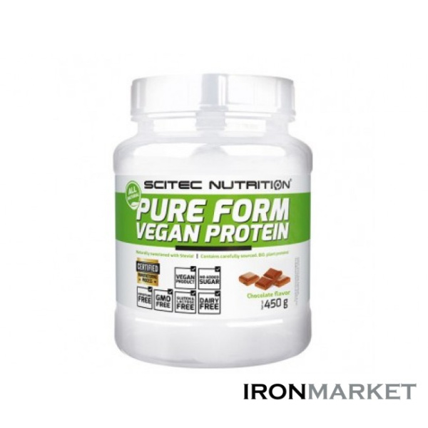 Pure Form Vegan Protein Scitec Nutrition (450 грамм)