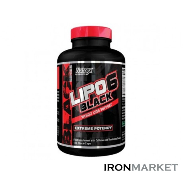 Жирозжигатель Lipo-6 Black Extreme Potency Weight Loss (120 капсул)