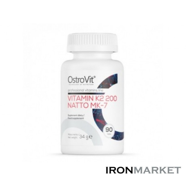 Vitamin K2 200 Natto MK-7 OstroVit (90 таблеток)