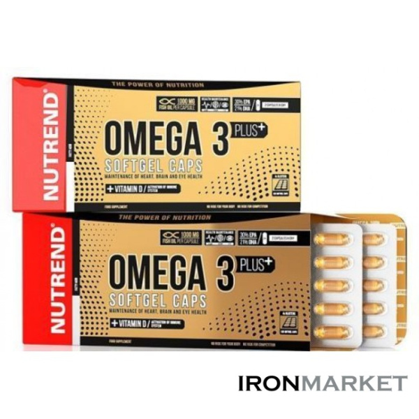 Omega 3 Plus Softgel Caps 120 капсул Nutrend
