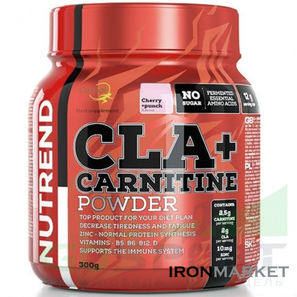 CLA+Carnitine Powder 300 грамм Nutrend