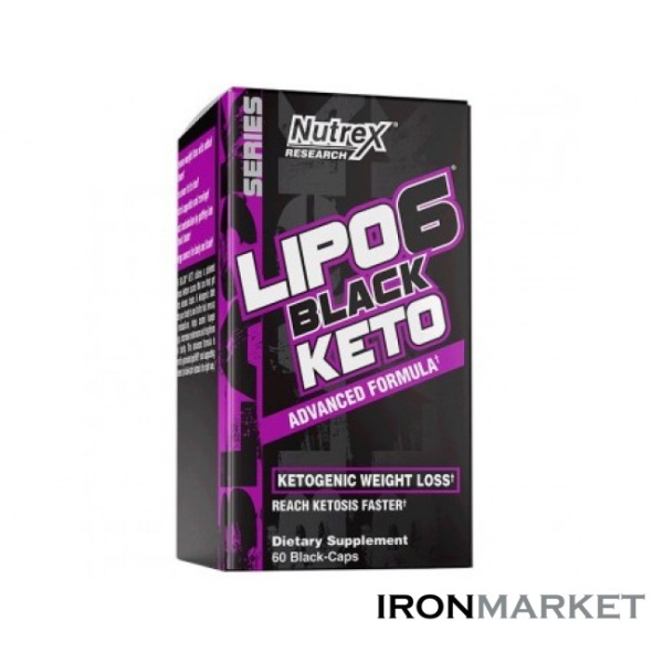 Жиросжигатель LIPO 6 BLACK KETO (60 капсул)