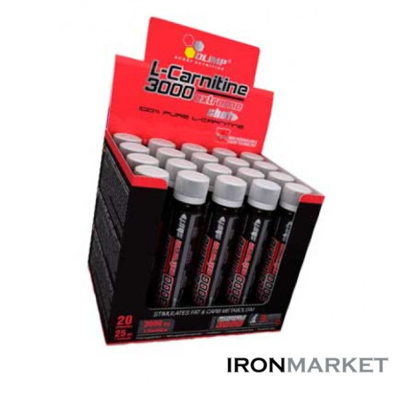 L Carnitine 3000 Extreme Shot Olimp 25 мл 20 шт