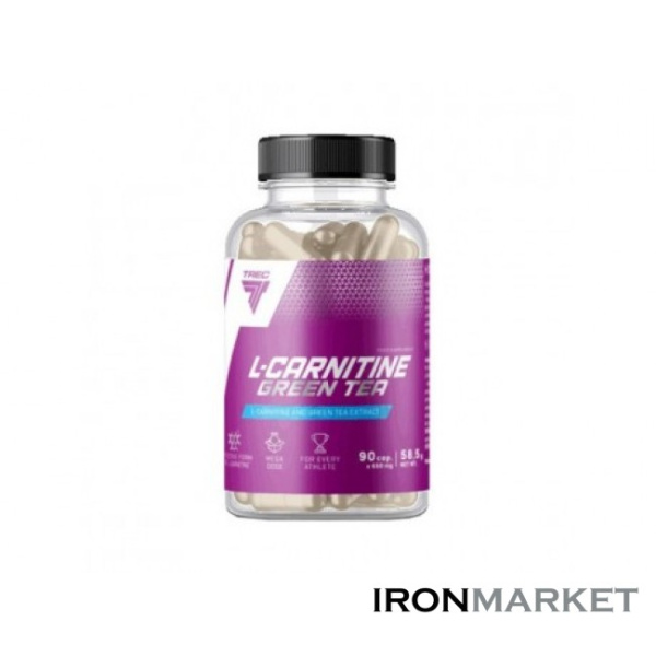 Жиросжигатель L Carnitine + Green Tea Trec Nutrition (90 капсул)