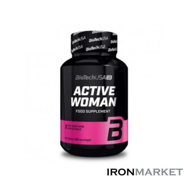 Витамины ACTIVE WOMAN BioTech USA (60 таблеток)