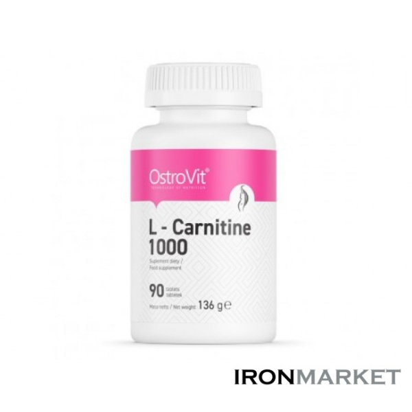 Жиросжигатель L-Carnitine 1000 OstroVit (90 таблеток)