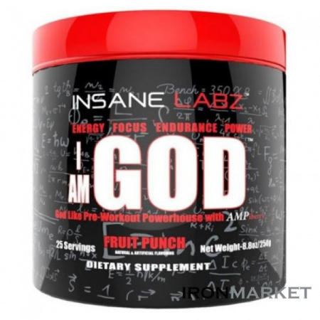 I Am GOD 25 порций 293 грамма Insane Labz