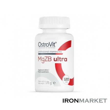 MG ZB Ultra (Магний Цинк В6) OstroVit (120 таблеток)