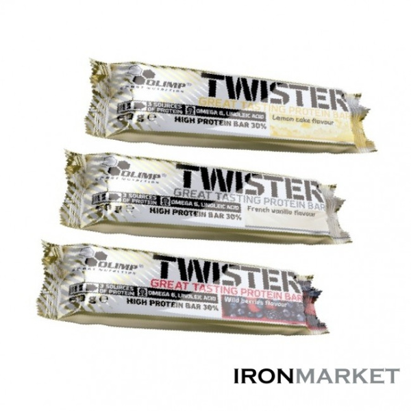 Olimp Twister Bar 60 грамм 24 шт