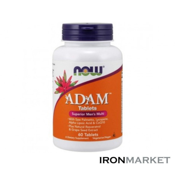 Adam Men's Multi Now Foods (60 таблеток)